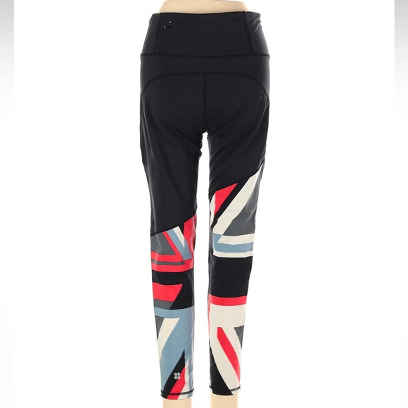 Sweaty Betty The Power Matte Union Jack UK Flag Ankle Leggings Size XS Sporty - Picture 4 of 11